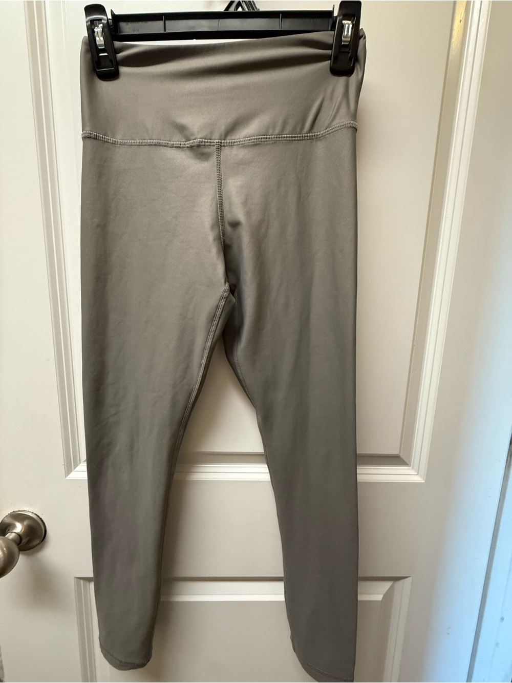 ZYIA Active Gray High-Rise Leggings Size 4 Athletic Yoga Workout Pants